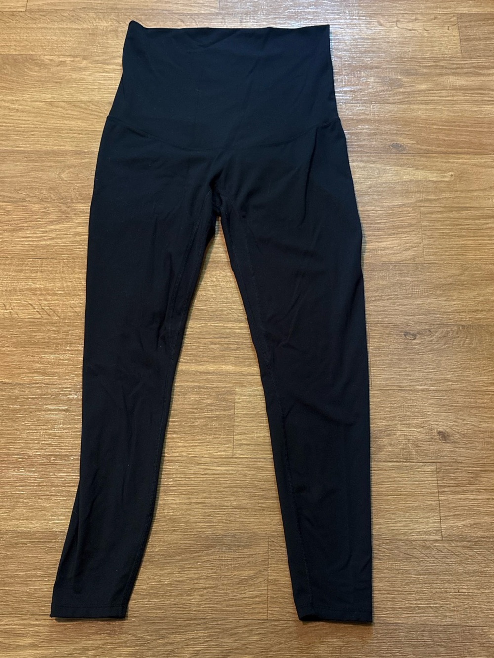 Poshdivah Maternity Leggings Pull On Stretch Black Women’s Sz M
